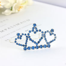 Load image into Gallery viewer, Large Rhinestone Crown Dog Hair Clip