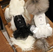 Load image into Gallery viewer, Rhinestone Crown Tutu Dog Dress