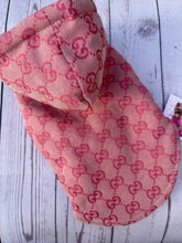 Load image into Gallery viewer, GG pink dog jacket