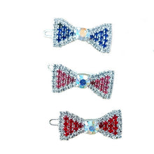 Load image into Gallery viewer, Rhinestone Bow Dog Hair Clip