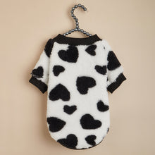 Load image into Gallery viewer, Moo Love dog fleece jumper