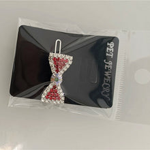 Load image into Gallery viewer, Rhinestone Bow Dog Hair Clip
