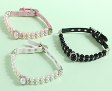 Load image into Gallery viewer, Mademoiselle PU Leather Dog Collar