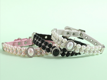 Load image into Gallery viewer, Mademoiselle PU Leather Dog Collar