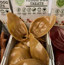 Load image into Gallery viewer, Makspatch Natural Vegan Dog Treats. Pigs Ear Shaped.