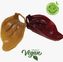 Load image into Gallery viewer, Makspatch Natural Vegan Dog Treats. Pigs Ear Shaped.
