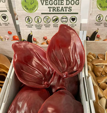 Load image into Gallery viewer, Makspatch Natural Vegan Dog Treats. Pigs Ear Shaped.