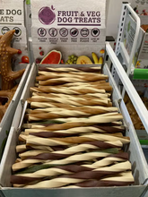 Load image into Gallery viewer, Makspatch Dog Treats. Fruit & Veg Straws