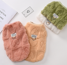 Load image into Gallery viewer, NEW Little Heart fleece dog vest