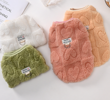 Load image into Gallery viewer, NEW Little Heart fleece dog vest