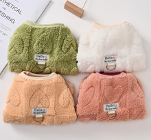 Load image into Gallery viewer, NEW Little Heart fleece dog vest