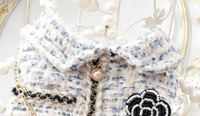 Load image into Gallery viewer, Deco dog fleece dress sky blue