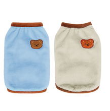 Load image into Gallery viewer, Teddy Patch Fleece Dog Vest