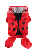 Load image into Gallery viewer, LadyBug Rain Dog All in one
