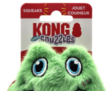 Load image into Gallery viewer, KONG Snuzzles Kiddos Mini Squeaker Dog Toy Extra Small (Frog)