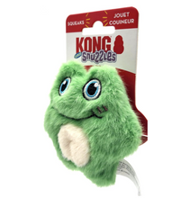 Load image into Gallery viewer, KONG Snuzzles Kiddos Mini Squeaker Dog Toy Extra Small (Frog)