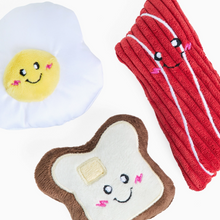 Load image into Gallery viewer, Zippy Paws - Miniz 3-Pack - Breakfast Foods