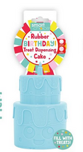 Load image into Gallery viewer, Squeaky Rubber Treat Dispensing Birthday Cake