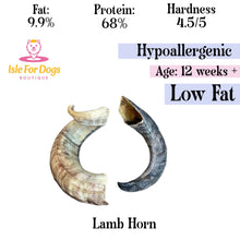 Load image into Gallery viewer, Natural Dog Treats - Lamb Horn 1PC