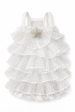 Load image into Gallery viewer, Pink Polka Dot Tiered Tulle Dog Dress