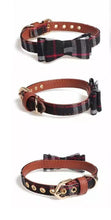 Load image into Gallery viewer, Tartan Bow Dog Collar