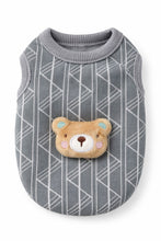 Load image into Gallery viewer, Striped Teddy Bear Puppy Vest