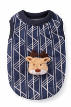 Load image into Gallery viewer, 3D Reindeer Geometric Knit Puppy Vest