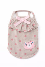 Load image into Gallery viewer, Polka Dot Frill Halter Dog Top