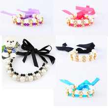 Load image into Gallery viewer, NEW Pearl Diva dog necklace