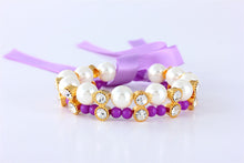Load image into Gallery viewer, NEW Pearl Diva dog necklace