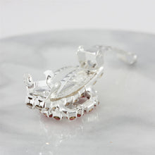 Load image into Gallery viewer, Rhinestone Heart Dog Hair Clip