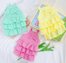 Load image into Gallery viewer, Pastel Tiered Ruffle Dog Dress