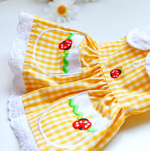 Load image into Gallery viewer, Ladybird Gingham Dog Dress