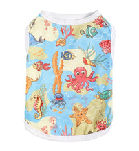 Load image into Gallery viewer, Sea Life dog t-shirt