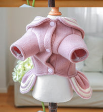Load image into Gallery viewer, Sailor Collar Fleece Dog Dress