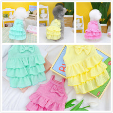 Load image into Gallery viewer, Pastel Tiered Ruffle Dog Dress