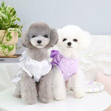 Load image into Gallery viewer, Sequin Bow Harness Dog Dress