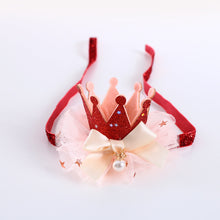 Load image into Gallery viewer, Dog Crown Bow Hair Accessory