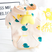 Load image into Gallery viewer, NEW Duckies dog D ring hoodie