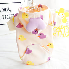Load image into Gallery viewer, NEW Duckies dog D ring hoodie
