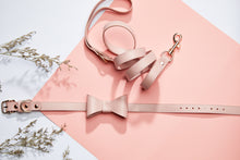 Load image into Gallery viewer, PU Leather Bow Collar & Lead Set