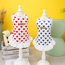 Load image into Gallery viewer, Paris Heart Print Dog Dress