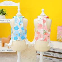 Load image into Gallery viewer, Bold Floral Sheer Lace Hem Dog Dress