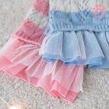 Load image into Gallery viewer, Knit dog Bow dress