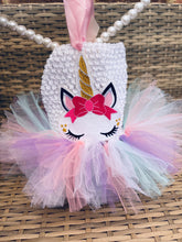 Load image into Gallery viewer, Unicorn Embroidered Rainbow Tutu Dog Dress