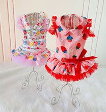 Load image into Gallery viewer, Novelty Print Tulle Flutter Dog Dress