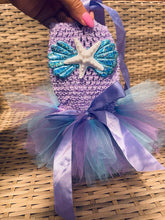 Load image into Gallery viewer, Mermaid Shell Starfish Tutu Dog Dress