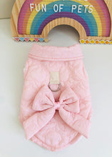 Load image into Gallery viewer, Bow D ring dog jacket