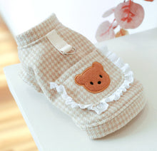 Load image into Gallery viewer, Teddy Bear Houndstooth Dog Vest