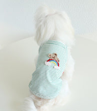 Load image into Gallery viewer, Rainbow Stripe Teddy Dog T-Shirt